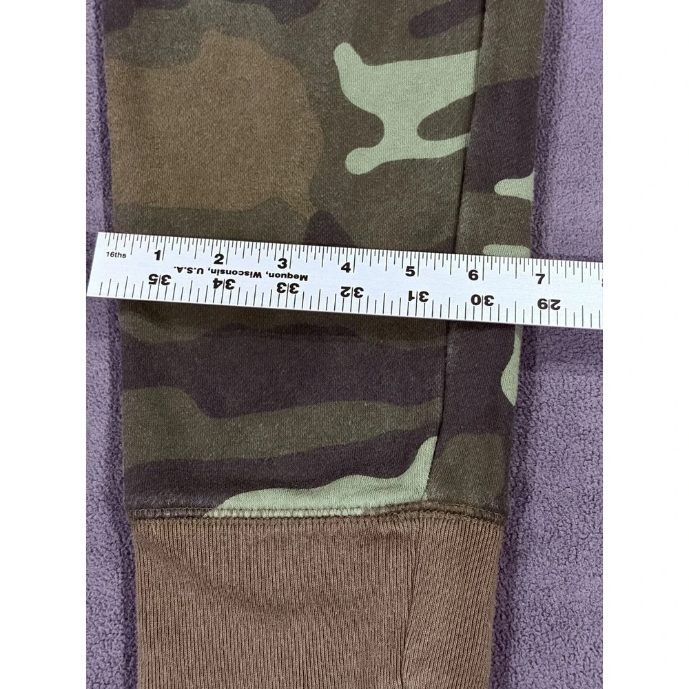 Gap Jogger Pants Kids XL Multicolor Camouflage Fleece Lined Tapered Drawstring